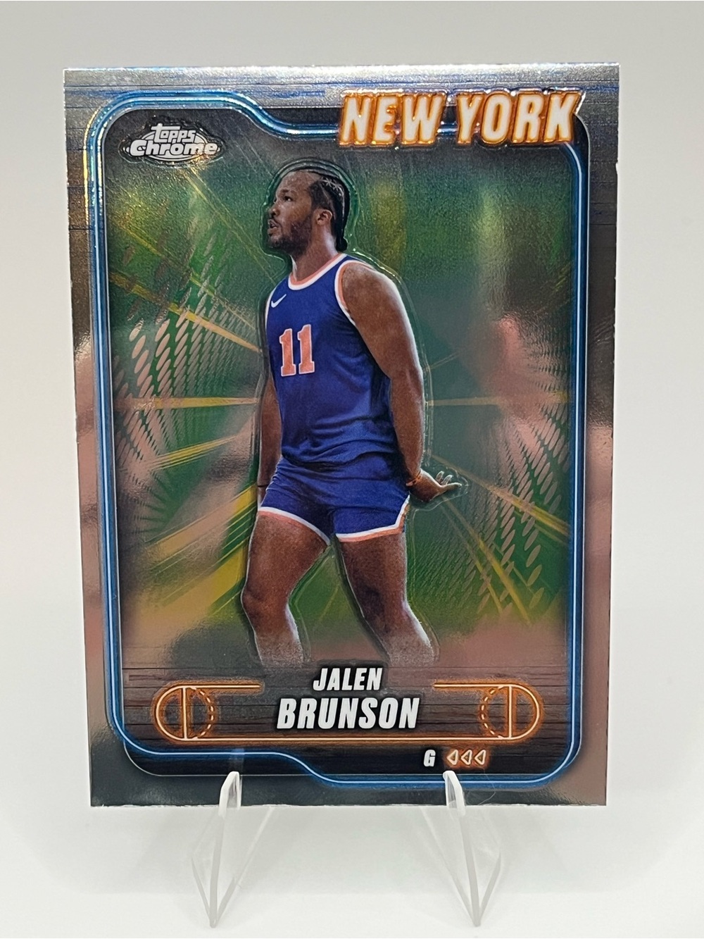 Topps Chrome Jalen Brunson New York Basketball Card #47